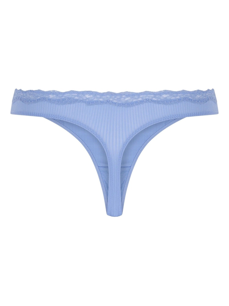 Azul - Hunkemoller Pink Lola Thongs - Imagen 5 de 5