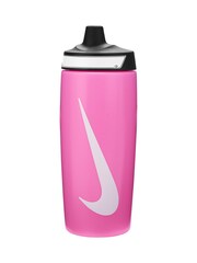 Nike Pink Refuel Grip Water Bottle 510ml - Image 1 of 2