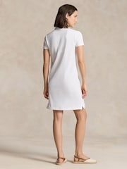 Polo Ralph Lauren White Mesh 100% Cotton Polo Dress - Image 3 of 6