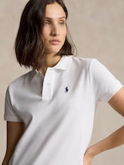 Polo Ralph Lauren White Mesh 100% Cotton Polo Dress - Image 5 of 6