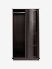 MADE.COM Dark Wood Effect Tulma Sliding Double Wardrobe - Image 6 of 6