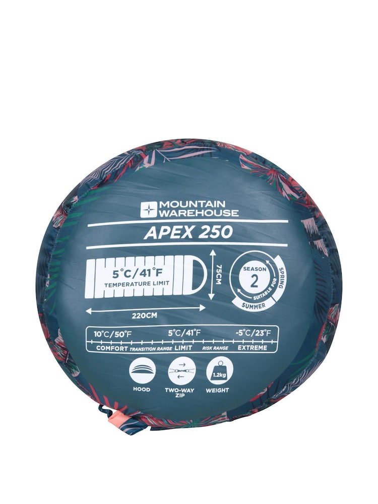 Buy Mountain Warehouse Pink Apex 250 Square Mid Season Sleeping