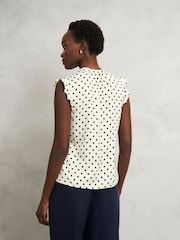 Hobbs White Adriel Blouse - Image 2 of 4
