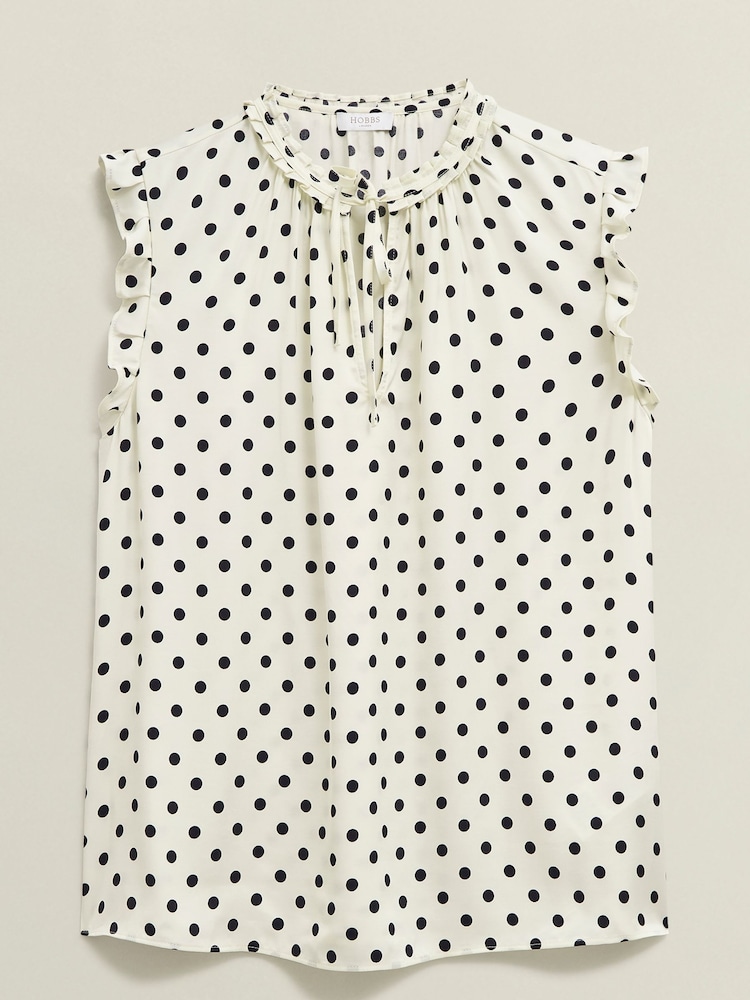 Hobbs White Adriel Blouse - Image 4 of 4