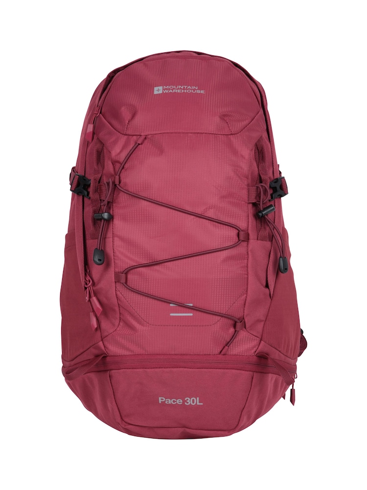 Mountain Warehouse Red Pace 30L Rucksack - Image 1 of 6 Mountain Warehouse Red Pace 30L Rucksack - Image 1 of 6