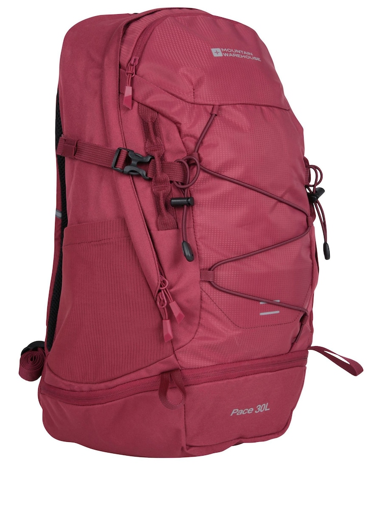 Mountain Warehouse Red Pace 30L Rucksack - Image 2 of 6