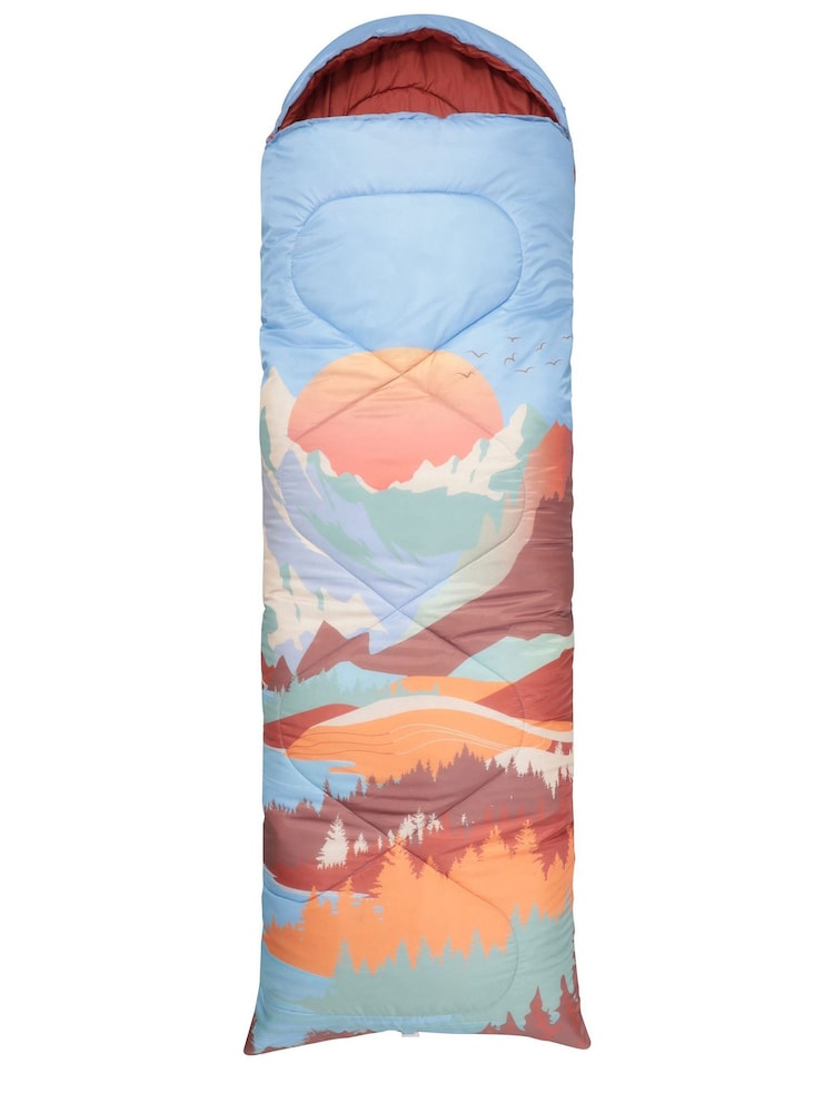 Mountain Warehouse Orange Apex 250 Square Mid Season Sleeping Bag - Image 1 of 7