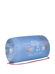 Mountain Warehouse Orange Apex 250 Square Mid Season Sleeping Bag - Image 6 of 7