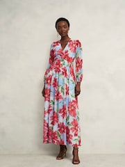 Hobbs Blue Amelie Dress - Image 1 of 4