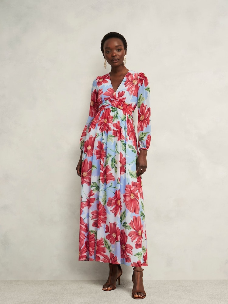Hobbs Blue Amelie Dress - Image 1 of 4