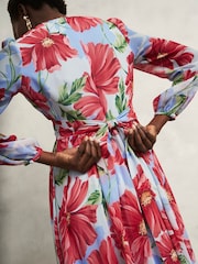 Hobbs Blue Amelie Dress - Image 3 of 4