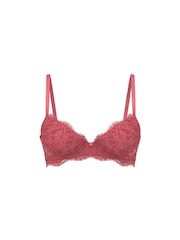 Victoria's Secret Seductive Rose Pink Lightly Lined Demi Lace Bra - Image 3 of 3