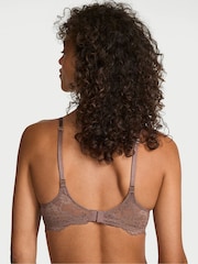 Victoria's Secret Cloudy Grey Lace Trim Push Up Bra - Image 2 of 2