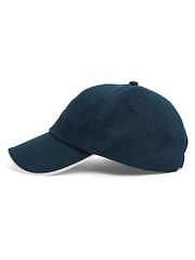 Tommy Hilfiger Blue The Sofia Capsule Logo 100% Cotton Baseball Cap - Image 3 of 3