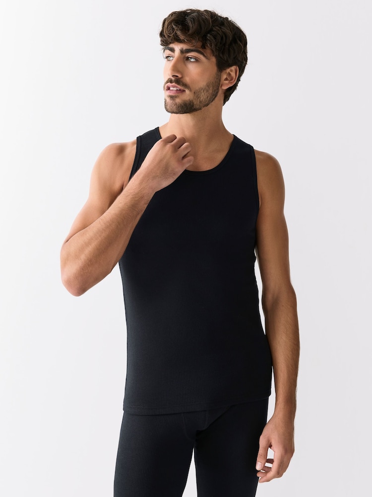 Black Thermogen Vests 2 Pack - Image 1 of 7 Black Thermogen Vests 2 Pack - Image 1 of 7