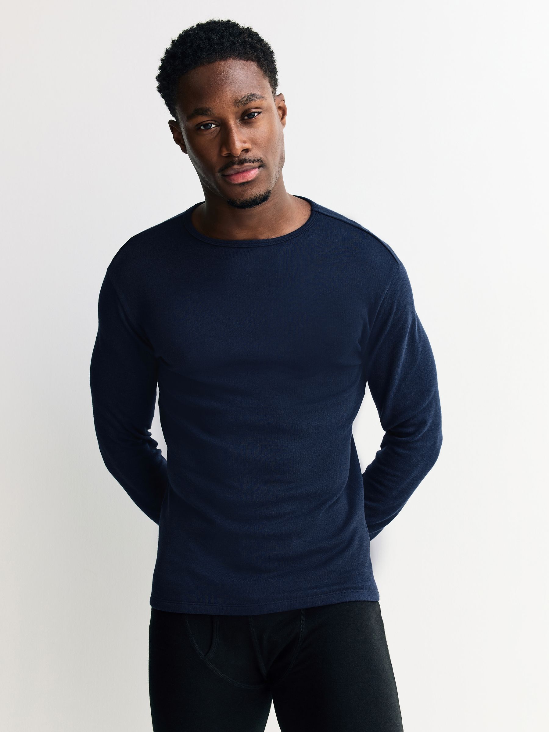 Buy Navy 2 Pack Thermogen Long Sleeve Top from Next Romania