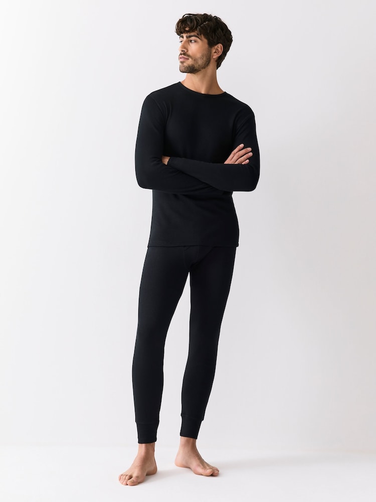 črna - Enotni - Top z dolgimi rokavi Thermogen - Slika 2 iz 7