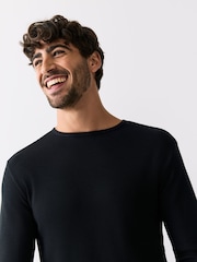 črna - Enotni - Top z dolgimi rokavi Thermogen - Slika 3 iz 7