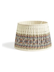 Oka Cream Ponto Embroidered Lampshade 35cm - Image 1 of 2