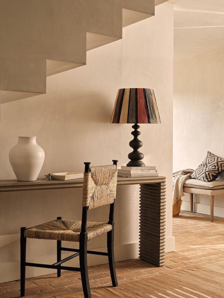 Oka Natural Bridget Lampshade 35cm - Image 1 of 3