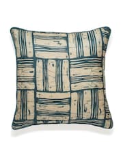 Oka Blue Taika Cushion Cover - Image 2 of 4