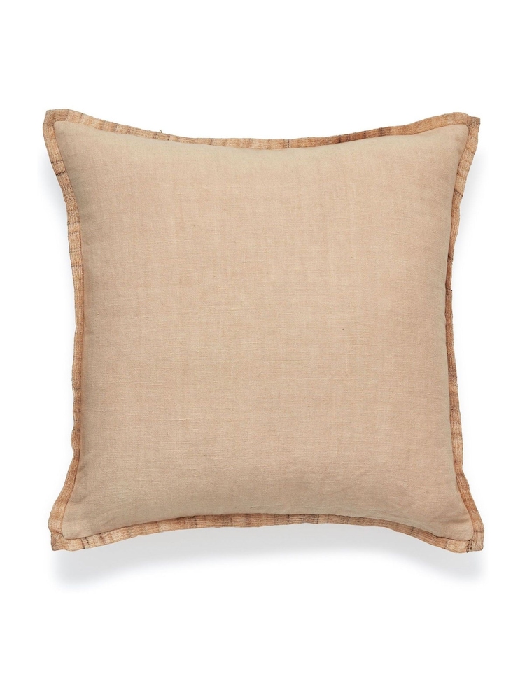 Oka Cream Archibald Cushion Cover - Image 2 of 3