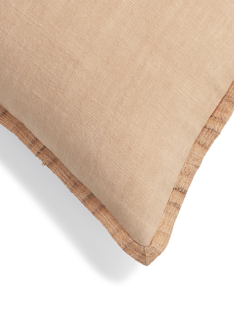 Oka Cream Archibald Cushion Cover - Image 3 of 3