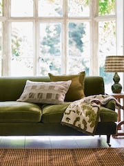 Oka Green Archibald Cushion Cover - Image 1 of 3