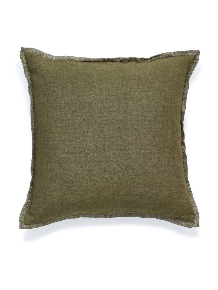 Oka Green Archibald Cushion Cover - Image 2 of 3