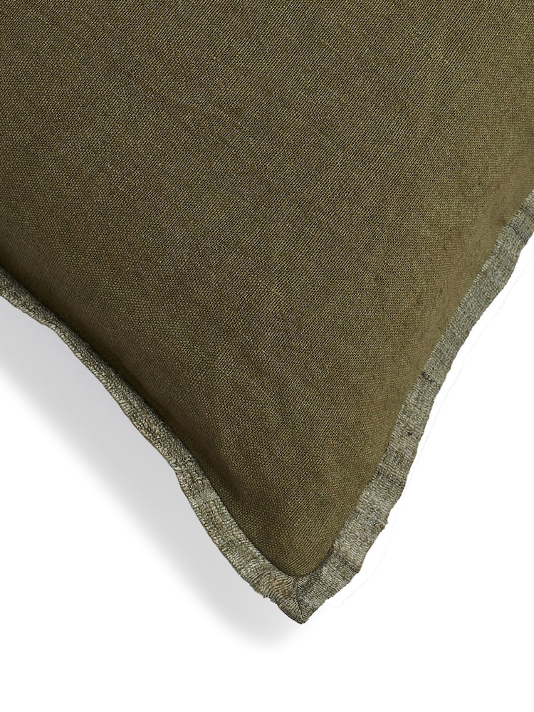 Oka Green Archibald Cushion Cover - Image 3 of 3