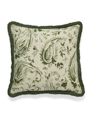 Oka Green Wilde Cushion Cover - Image 2 of 4