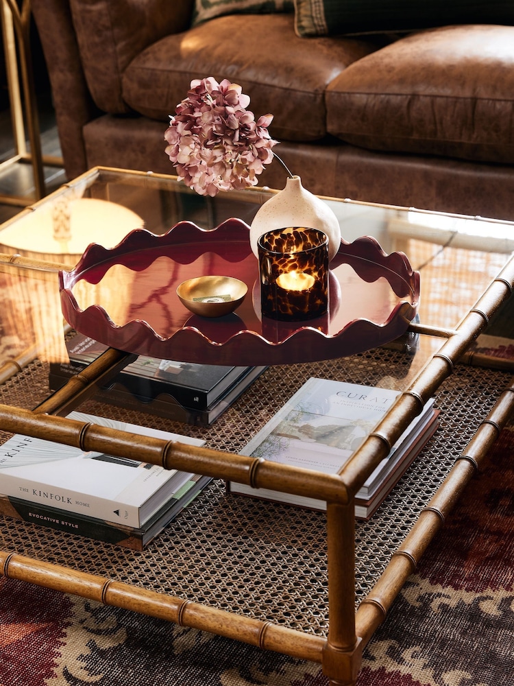 Oka Red Talasa Tray - Image 1 of 4