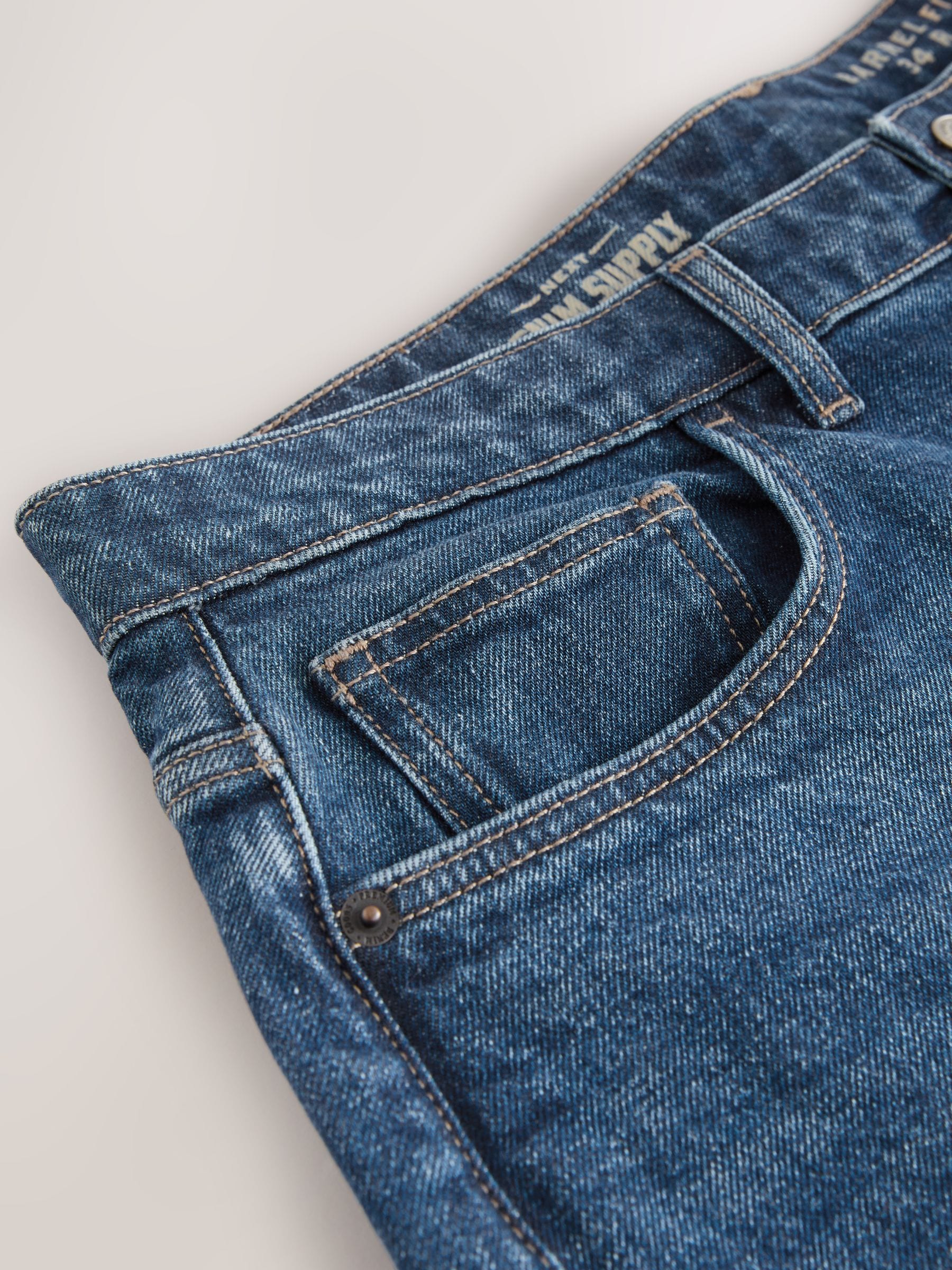 Buy Blue Classic Vintage Barrel Fit Jeans from Next USA