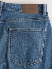 Blue Classic Vintage Barrel Fit Vintage Wash Denim Jeans - Image 12 of 12