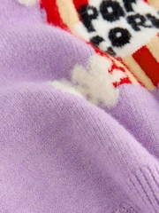 Purple Popcorn Graphic Jumper (3-16yrs) - Image 7 of 8