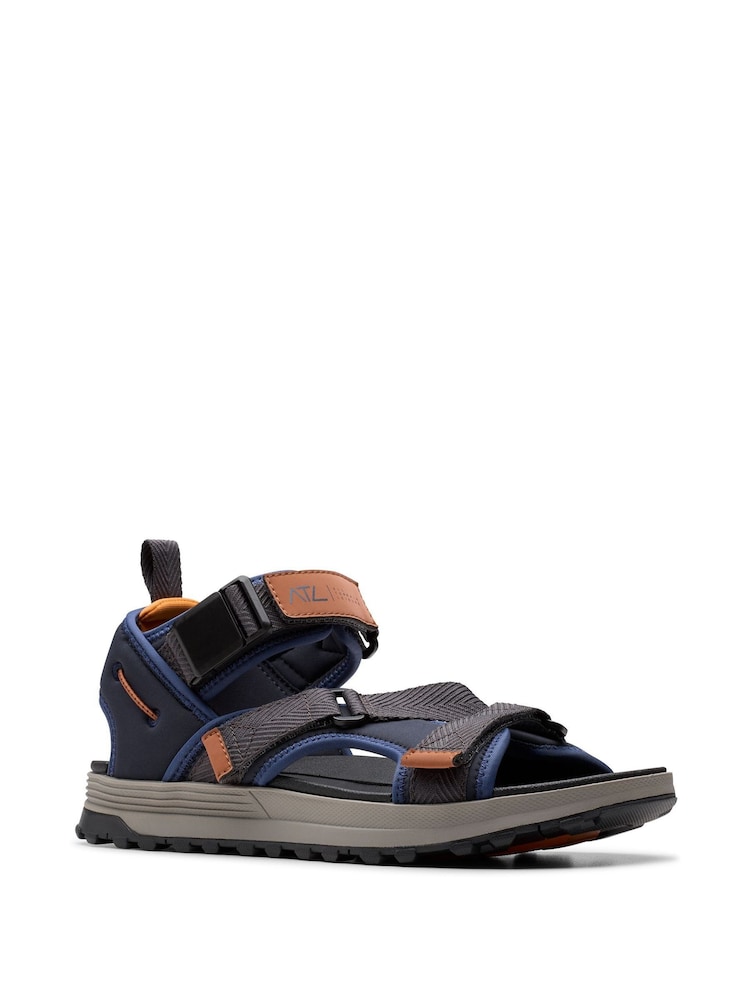 Clarks Blue Combi ATL Trek Tide Sandals - Image 3 of 7