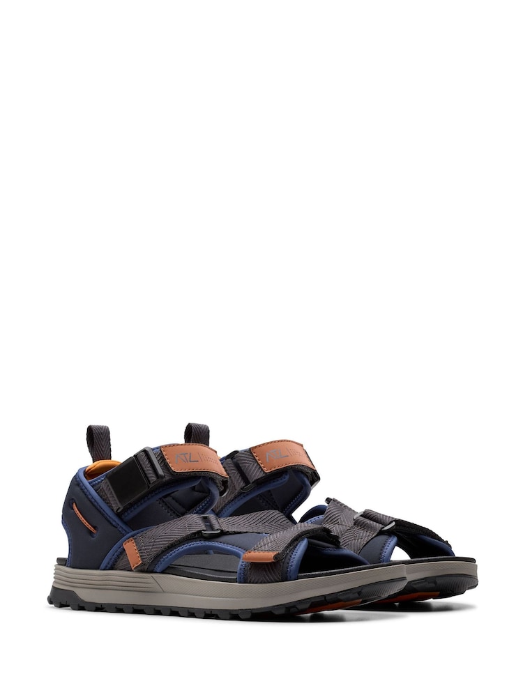 Clarks Blue Combi ATL Trek Tide Sandals - Image 4 of 7