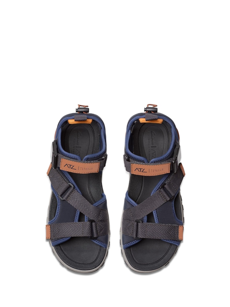 Clarks Blue Combi ATL Trek Tide Sandals - Image 6 of 7