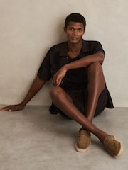 Reiss Stone Cannes Suede Penny-Strap Espadrilles - Image 2 of 6