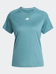 adidas Green Train Essentials Crew Neck T-Shirt - Image 6 of 6