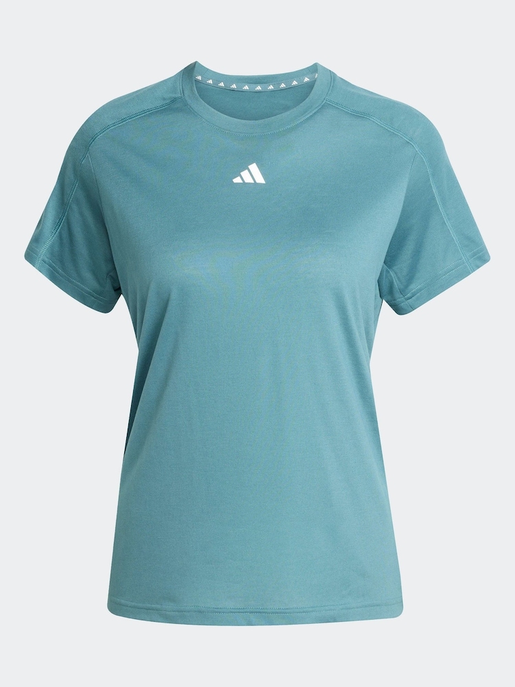adidas Green Train Essentials Crew Neck T-Shirt - Image 6 of 6 adidas Green Train Essentials Crew Neck T-Shirt - Image 6 of 6