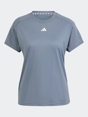 adidas Light Blue Train Essentials Crew Neck T-Shirt - Image 6 of 6