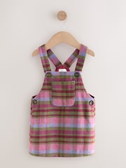 Purple Check Pinafore Dress (3mths-8yrs) - Image 5 of 8