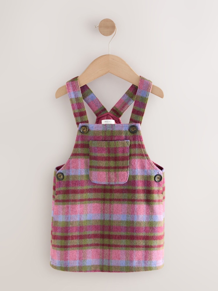 Buy Purple Check Pinafore Dress (3mths-8yrs) from Next Jordan
