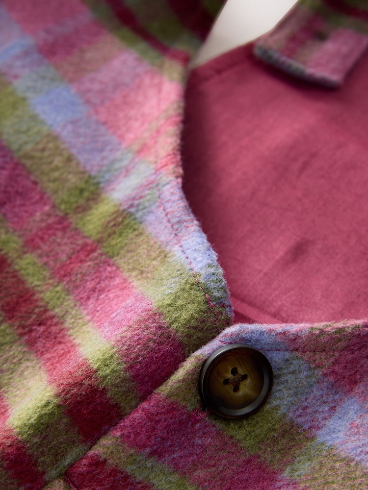 Purple Check Pinafore Dress (3mths-8yrs) - Image 8 of 8