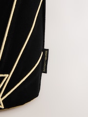 Rockett St George Black Velvet Star Bucket Bag - Image 8 of 9