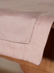 Secret Linen Store Blush Pink Twill Table Runner - Image 2 of 3