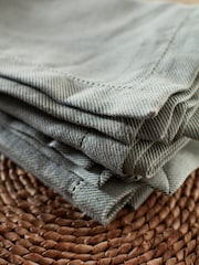 Secret Linen Store Olive Green Twill Napkins - Image 2 of 3