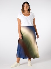 Live Unlimited Blue Midi Skirt - Image 3 of 5
