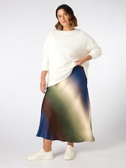 Live Unlimited Blue Midi Skirt - Image 5 of 5